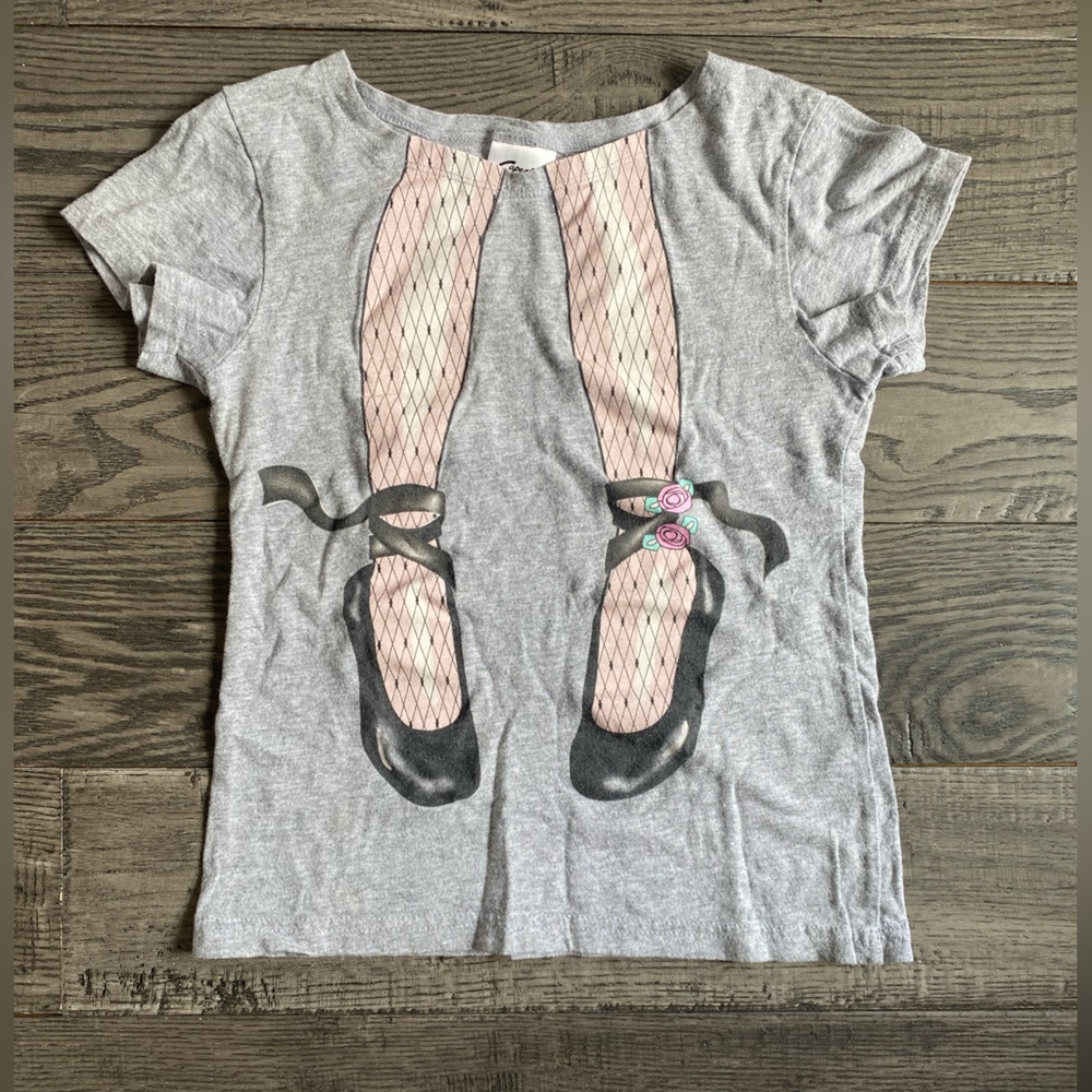 ‼️Capezio Gray Ballet Graphic Tee